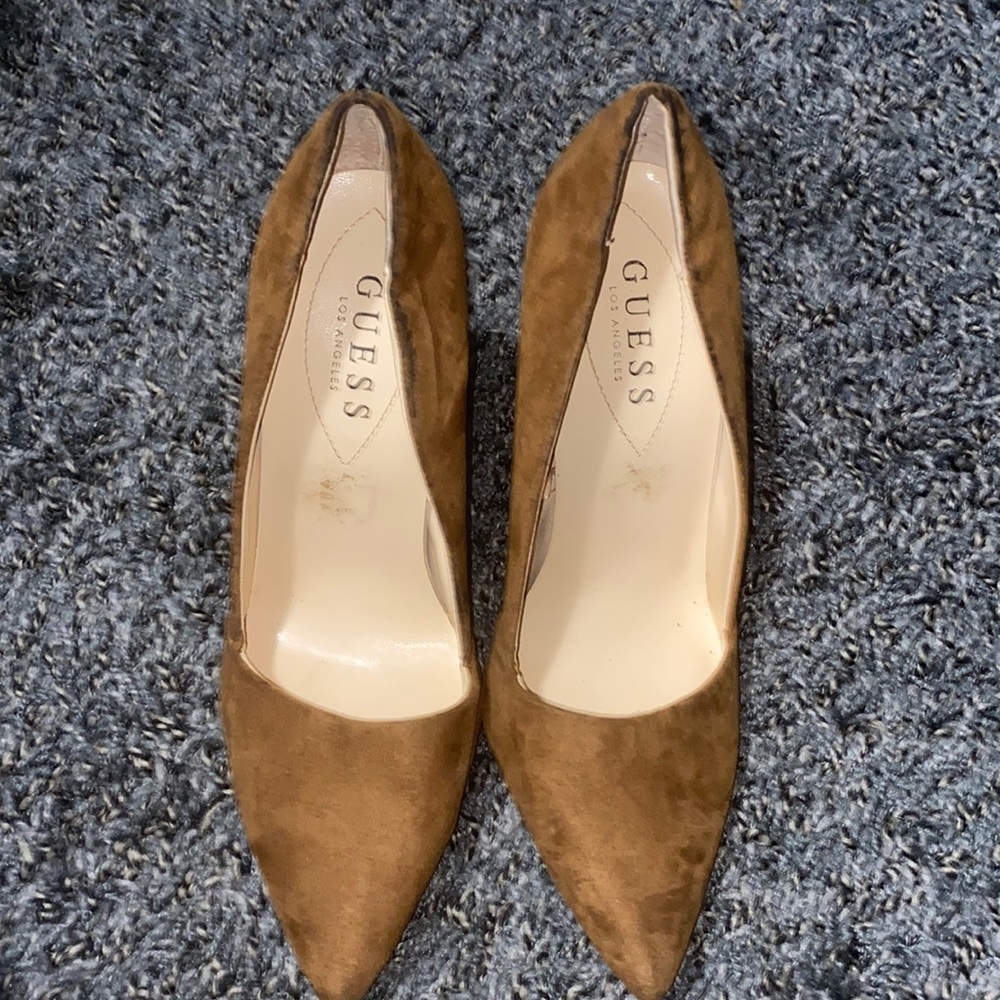 Suede heels